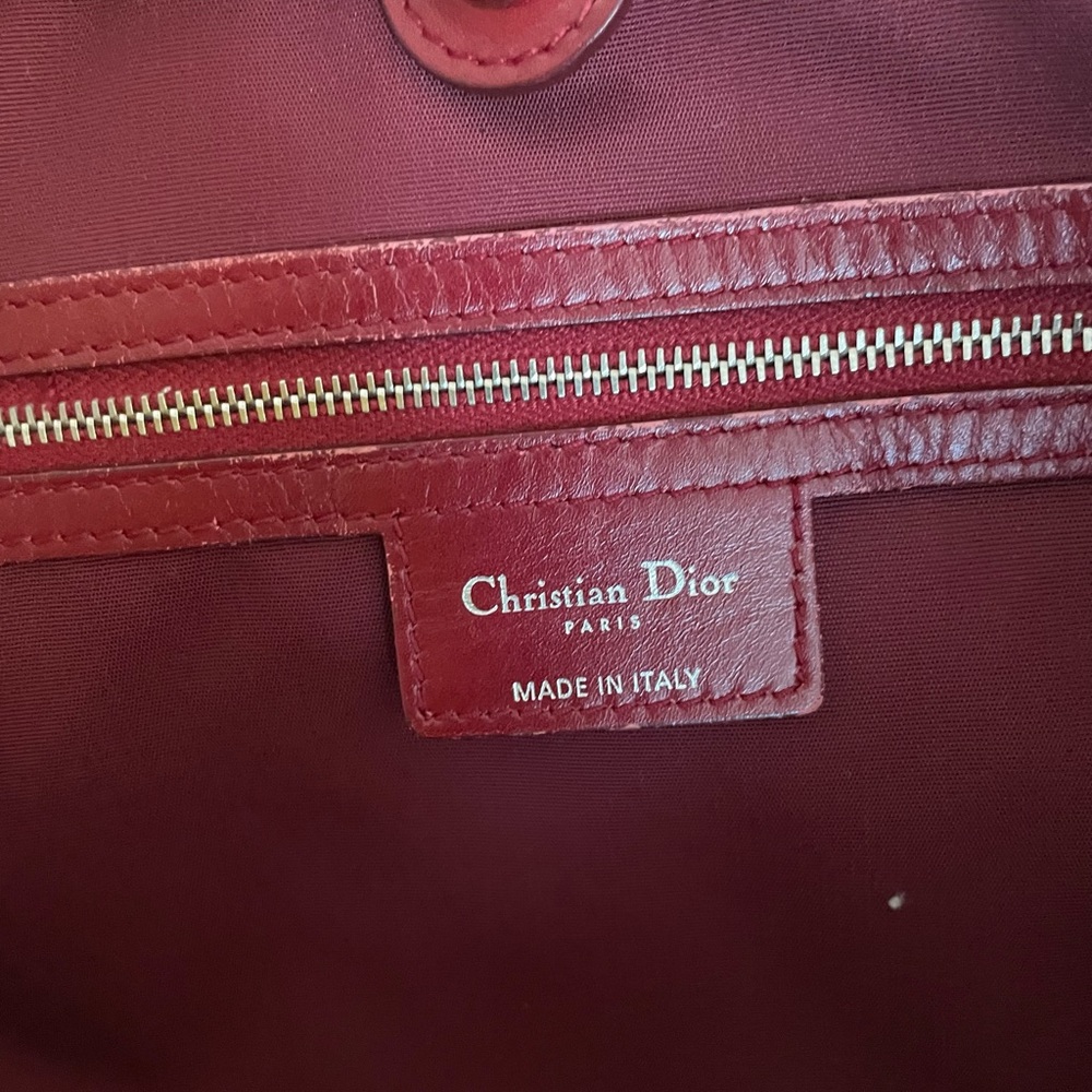 Authentic Christian Dior PANAREA red handbag - Picture 10 of 16